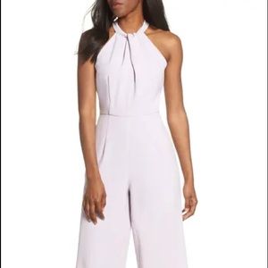 Julia Jordan Twist Halter Jumpsuit in Lavender💜